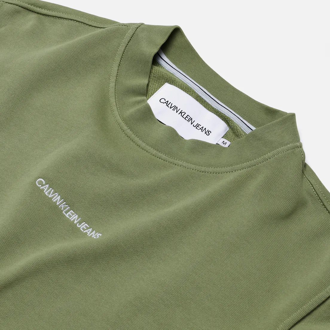 Calvin Klein Jeans Мужская толстовка Embroidered Logo Crew