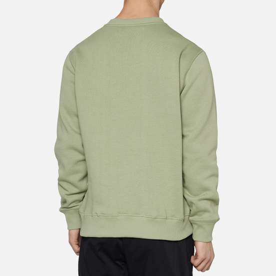 Мужская толстовка Calvin Klein Jeans Embroidered Logo Earth Sage/Black