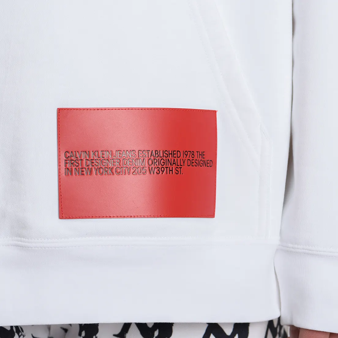 Calvin Klein Jeans Est. 1978 Мужская толстовка Back Modernist Graphic Hoodie