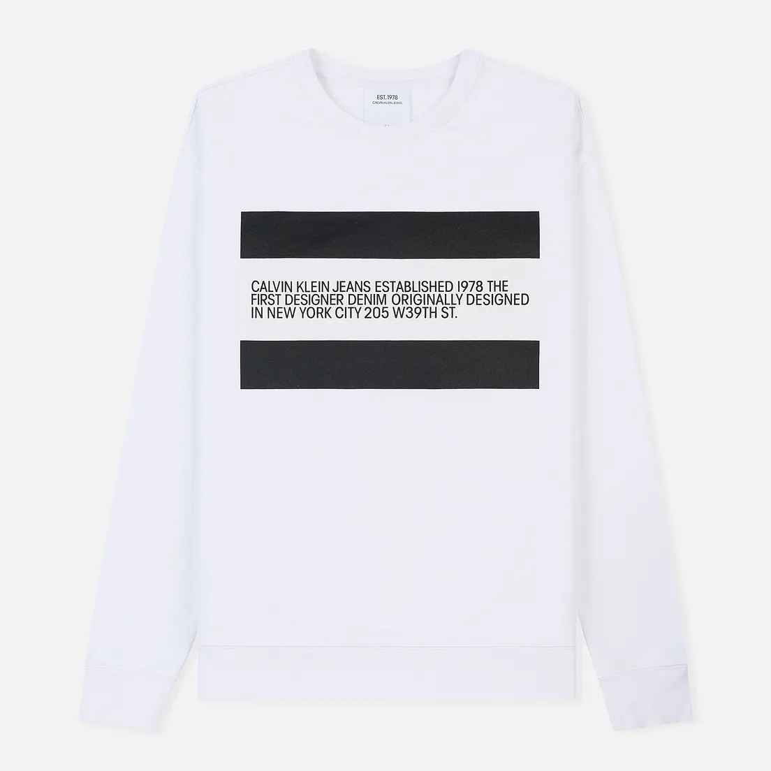 Calvin Klein Jeans Est. 1978 Мужская толстовка Est. 1978 Patch Crew Neck