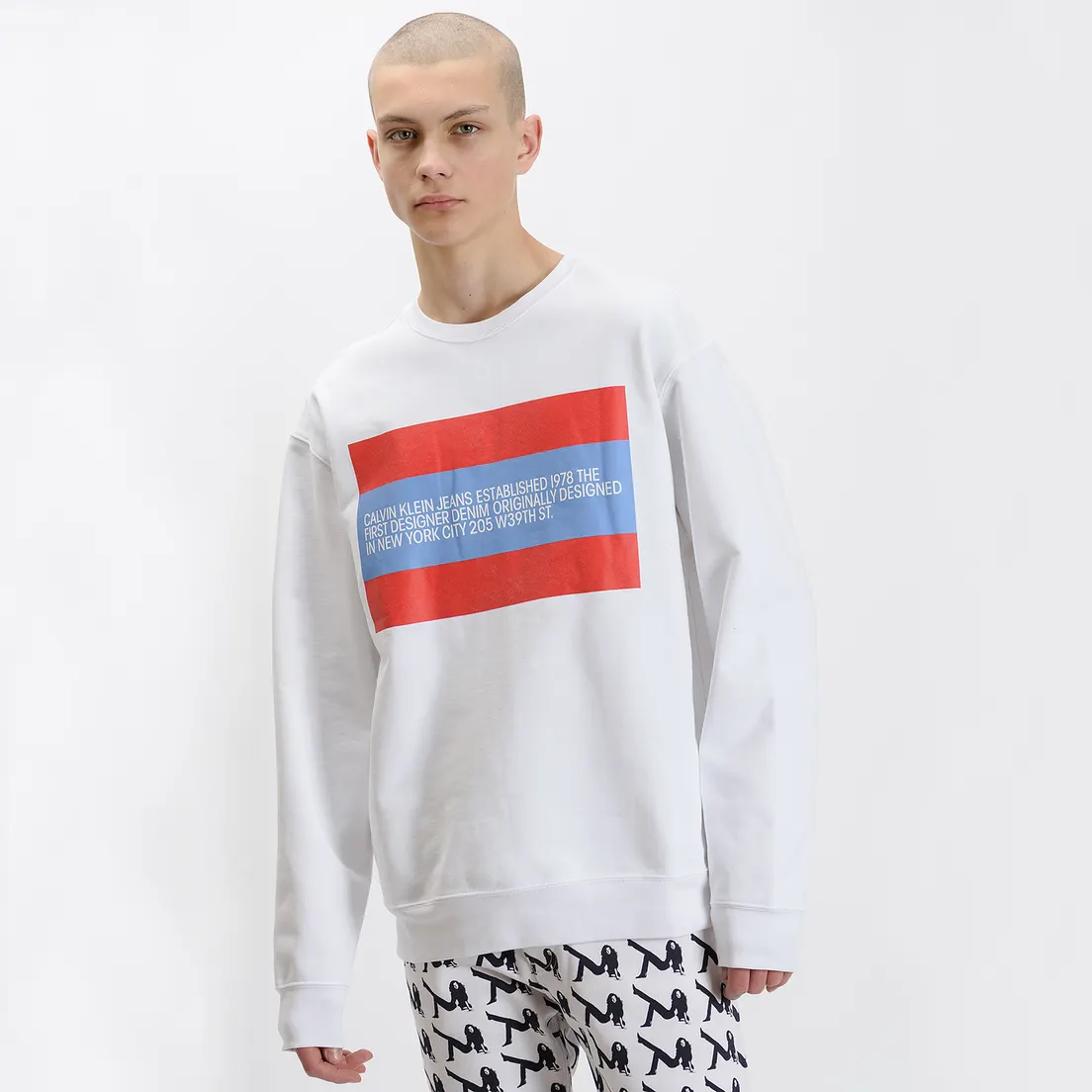 Calvin Klein Jeans Est. 1978 Мужская толстовка Est. 1978 Patch Crew Neck