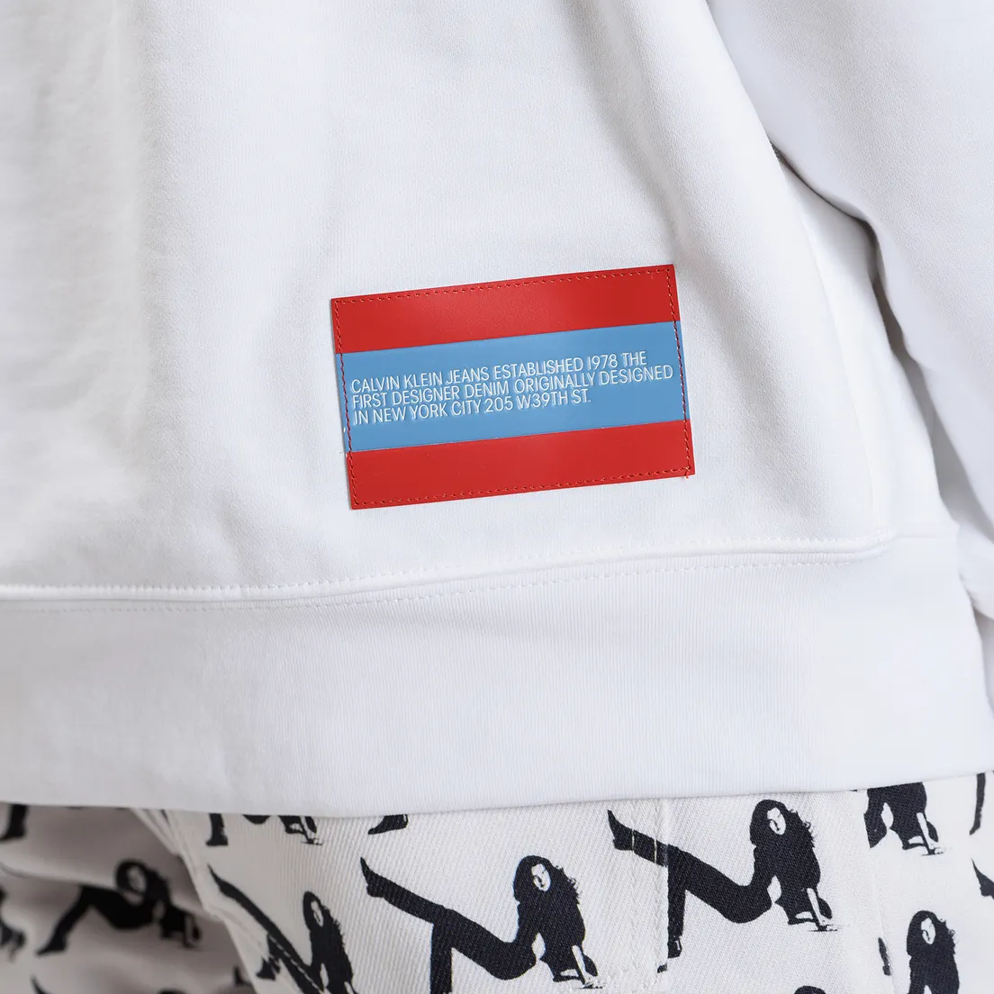Calvin Klein Jeans Est. 1978 Мужская толстовка Est. 1978 Patch Crew Neck