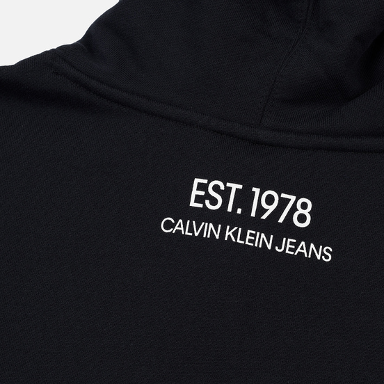 Мужская толстовка Calvin Klein Jeans Est. 1978 Icon Print Hoodie Black
