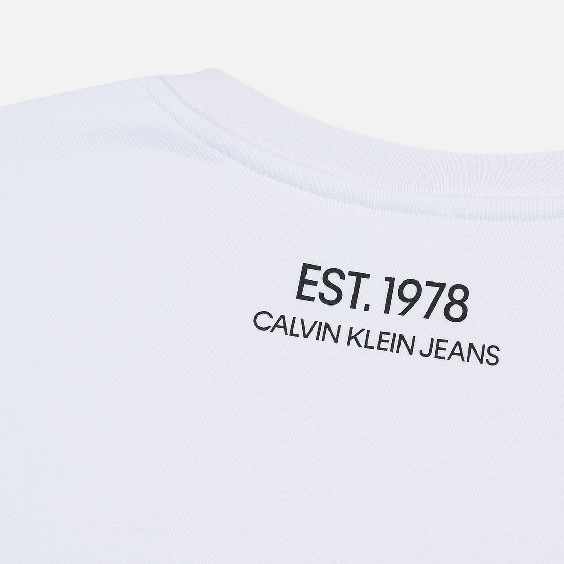 Calvin Klein Jeans Est. 1978 Мужская толстовка Modernist Embroidery Crew Neck
