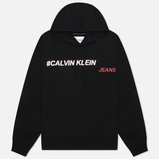 Мужская толстовка Calvin Klein Jeans Instit Blocked Hoodie Black