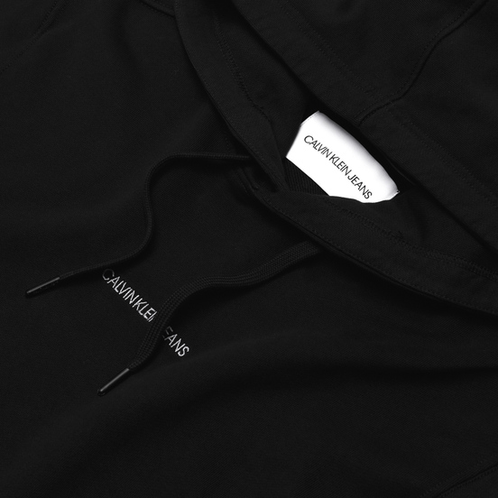Мужская толстовка Calvin Klein Jeans Instit Chest Logo Hoodie Black