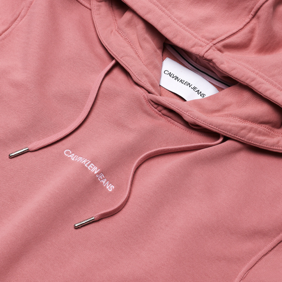 Мужская толстовка Calvin Klein Jeans Instit Chest Logo Hoodie Brandied Apricot