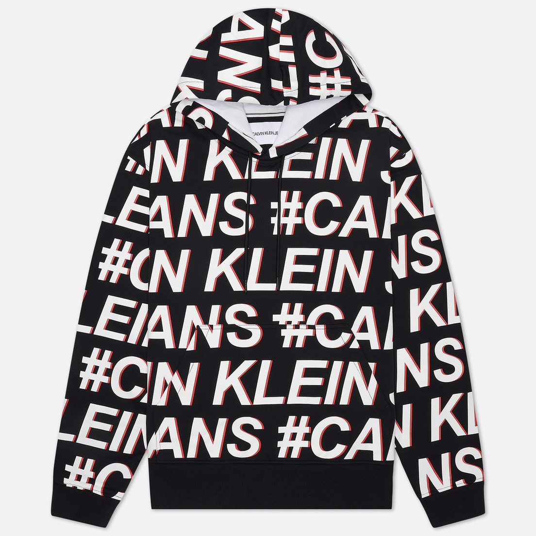 Calvin Klein Jeans Мужская толстовка Logo All Over Print Hoodie