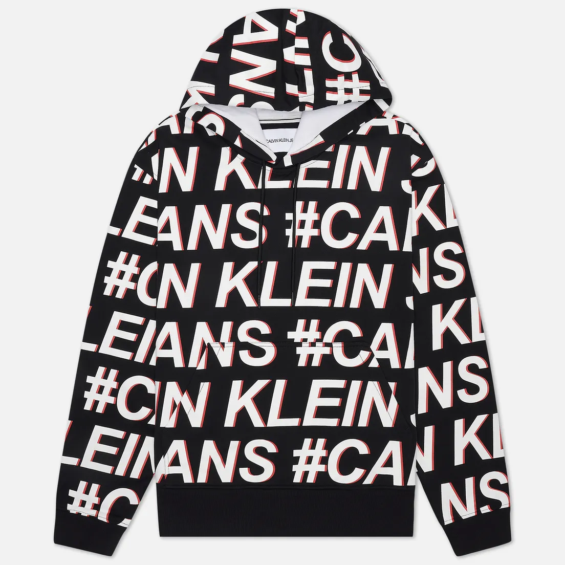 Calvin Klein Jeans Мужская толстовка Logo All Over Print Hoodie