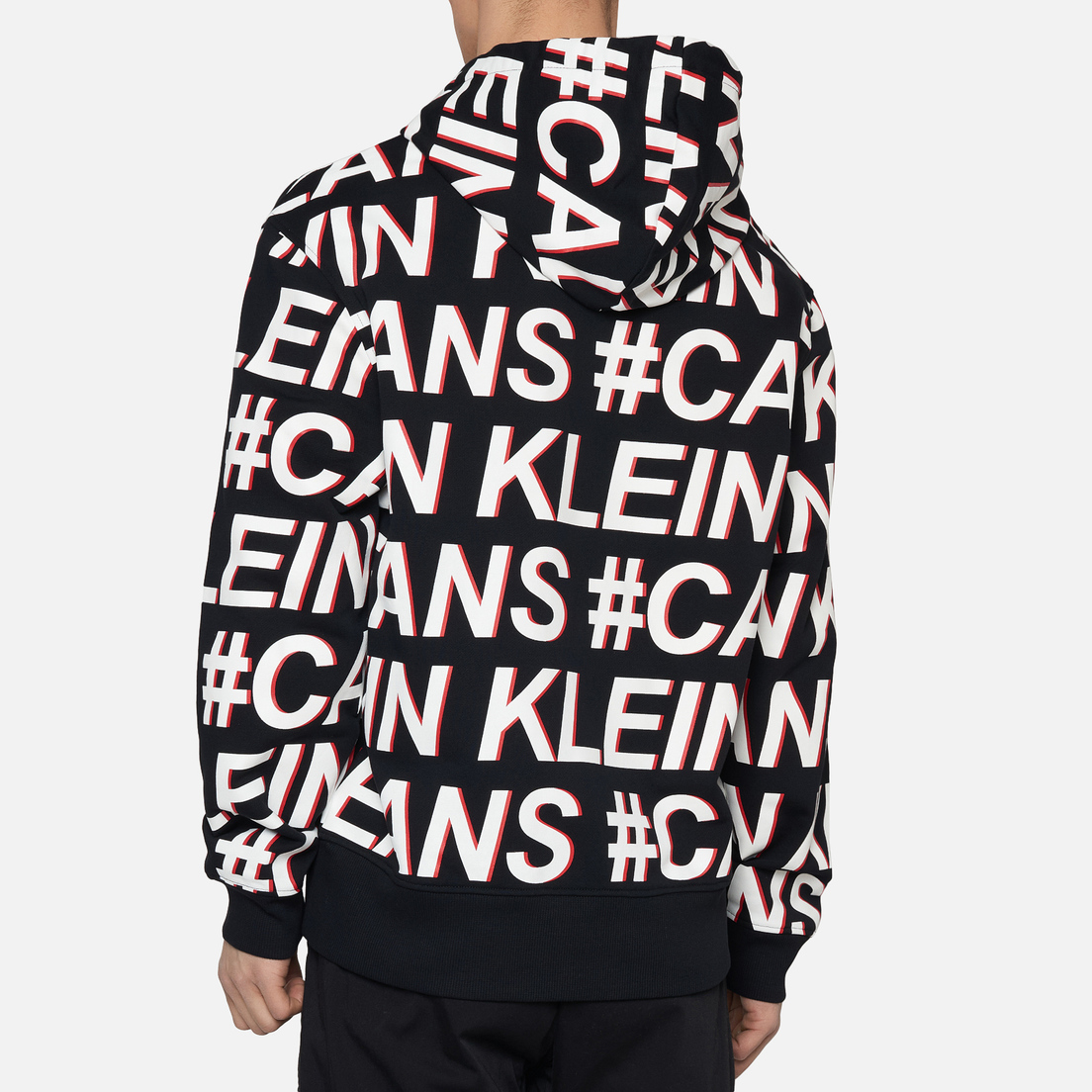 Calvin Klein Jeans Мужская толстовка Logo All Over Print Hoodie