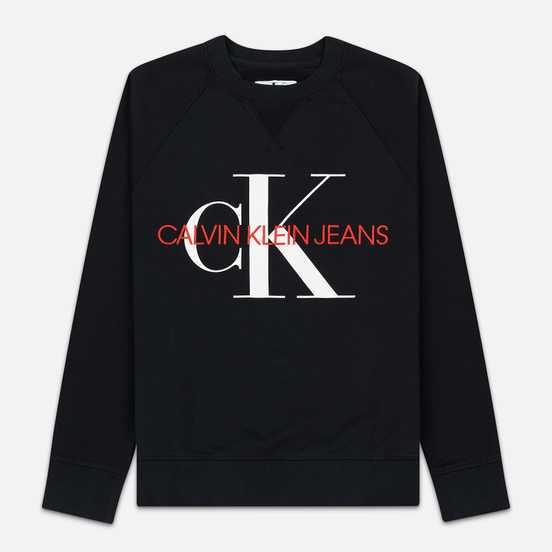 Мужская толстовка Calvin Klein Jeans Monogram Logo Black