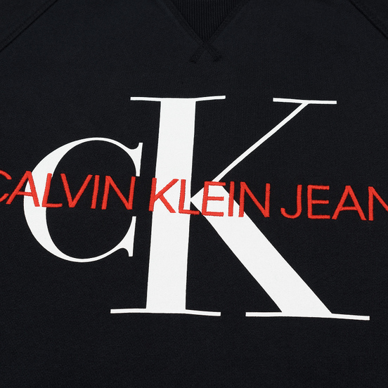 Мужская толстовка Calvin Klein Jeans Monogram Logo Black