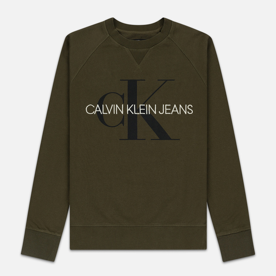 Мужская толстовка Calvin Klein Jeans Monogram Logo Grape Leaf