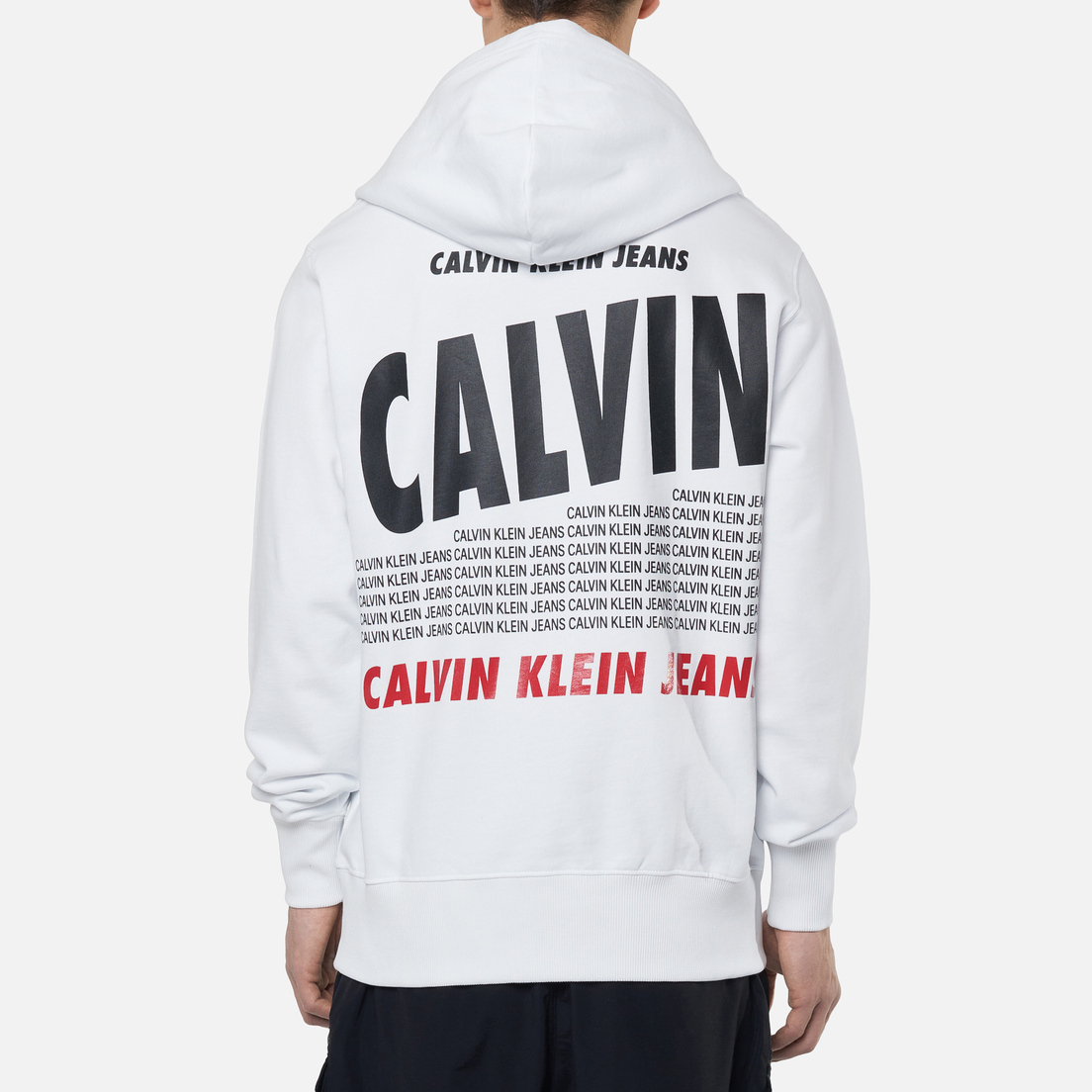 Calvin Klein Jeans Мужская толстовка Monogram Print Logo Hoodie