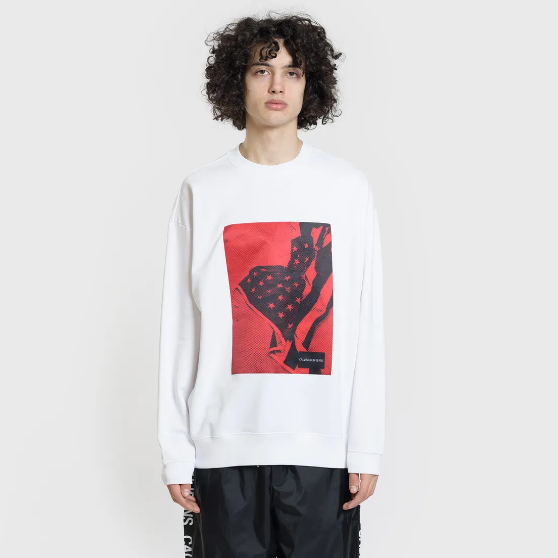 Calvin Klein Jeans Мужская толстовка USA Flag Printed Logo