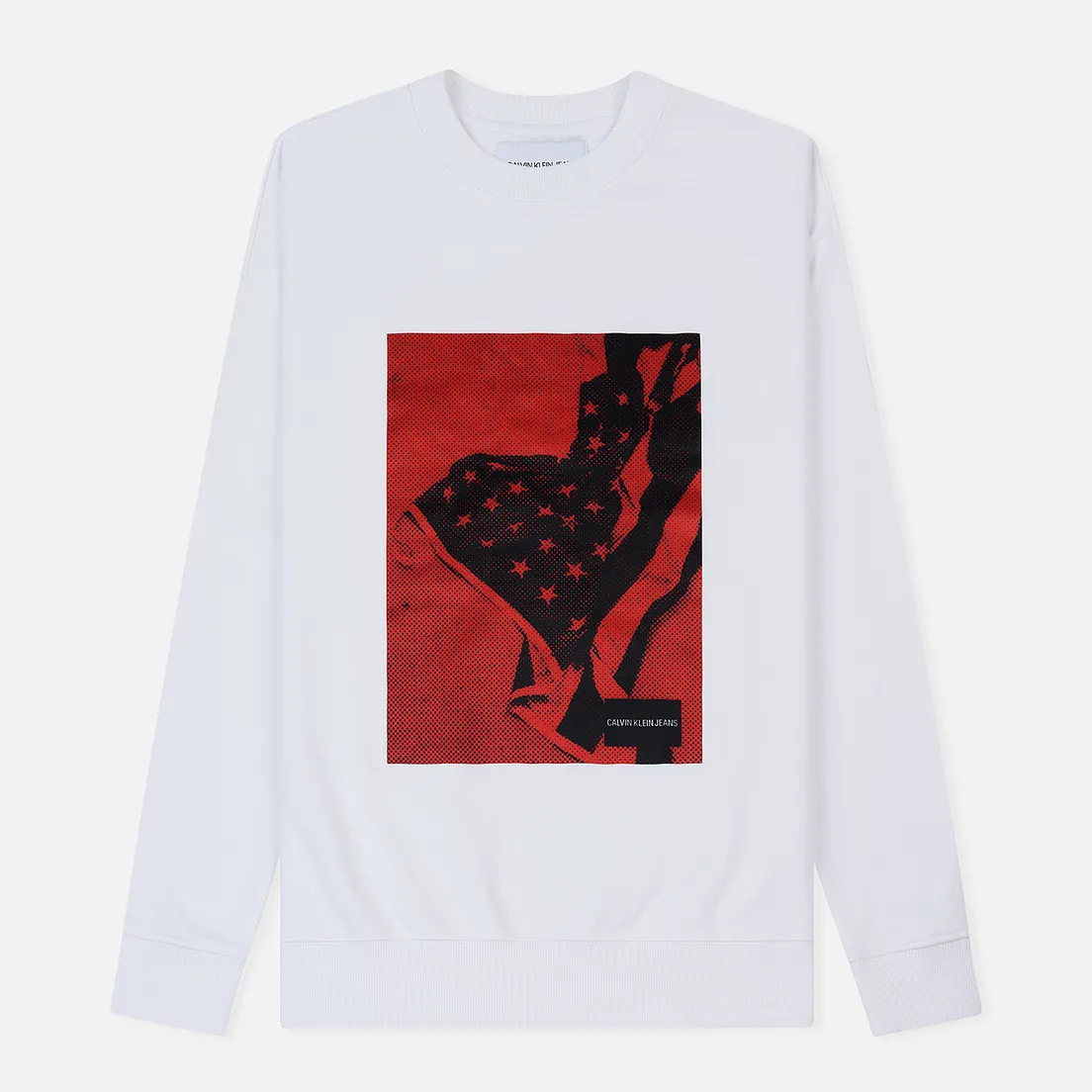 Calvin Klein Jeans Мужская толстовка USA Flag Printed Logo