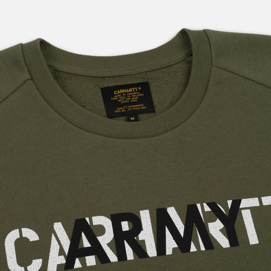 Мужская толстовка Carhartt WIP CA Training Rover Green/Multicolor