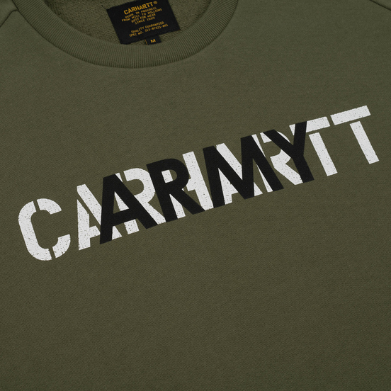 Мужская толстовка Carhartt WIP CA Training Rover Green/Multicolor