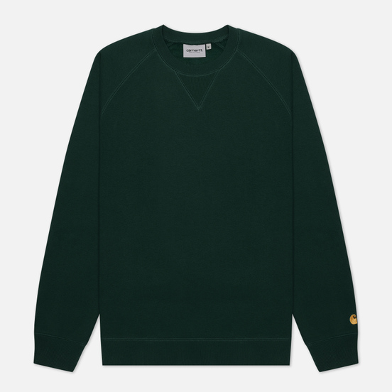 Мужская толстовка Carhartt WIP Chase 13 Oz Bottle Green/Gold