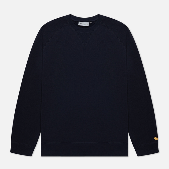 Мужская толстовка Carhartt WIP Chase 13 Oz Dark Navy/Gold