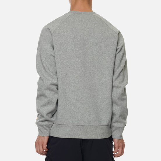 Мужская толстовка Carhartt WIP Chase 13 Oz Grey Heather/Gold