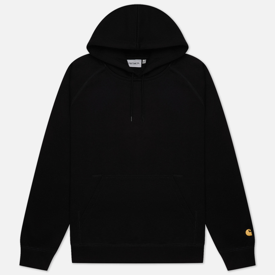 Мужская толстовка Carhartt WIP Chase 13 Oz Hooded Black/Gold