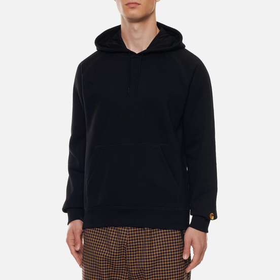 Мужская толстовка Carhartt WIP Chase 13 Oz Hooded Black/Gold