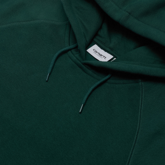 Мужская толстовка Carhartt WIP Chase 13 Oz Hooded Bottle Green/Gold