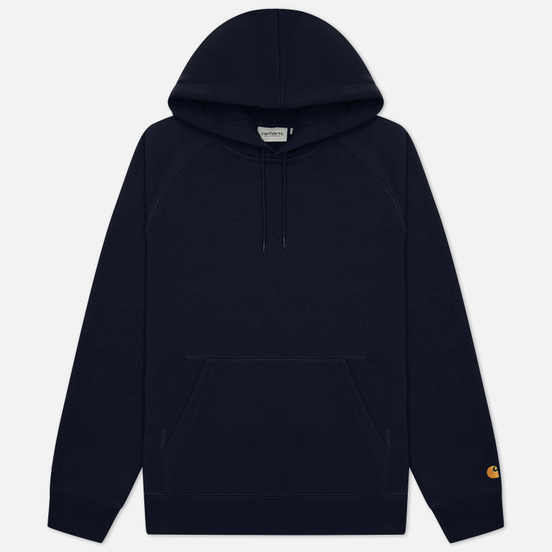 Мужская толстовка Carhartt WIP Chase 13 Oz Hooded Dark Navy/Gold