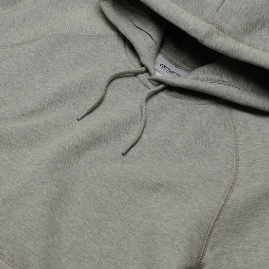 Мужская толстовка Carhartt WIP Chase 13 Oz Hooded Grey Heather/Gold