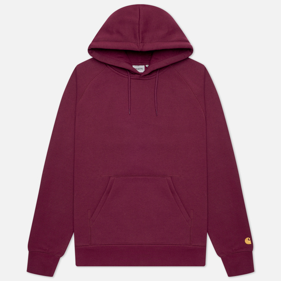 Мужская толстовка Carhartt WIP Chase 13 Oz Hooded Shiraz/Gold