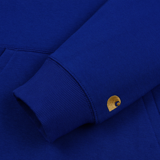 Мужская толстовка Carhartt WIP Chase 13 Oz Hooded Thunder Blue/Gold