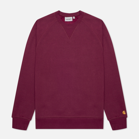 Мужская толстовка Carhartt WIP Chase 13 Oz Shiraz/Gold