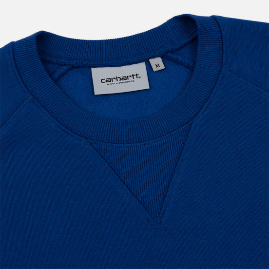 Мужская толстовка Carhartt WIP Chase 13 Oz Thunder Blue/Gold