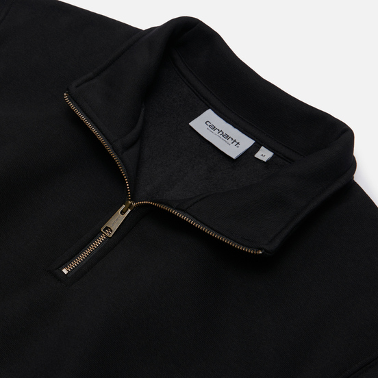 Мужская толстовка Carhartt WIP Chase Neck Zip 13 Oz Black/Gold