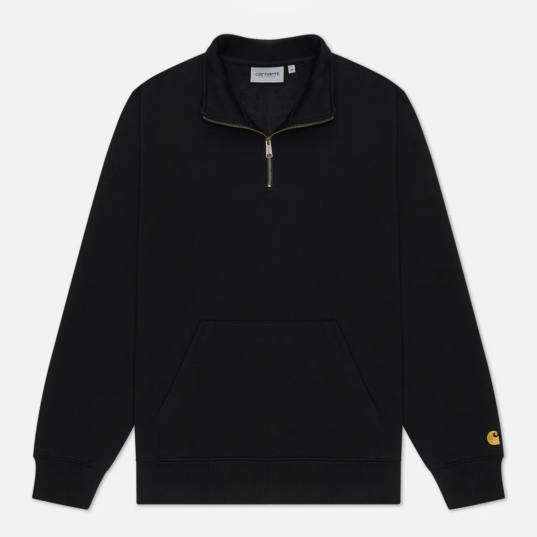 Carhartt WIP Мужская толстовка Chase Neck Zip 13 Oz