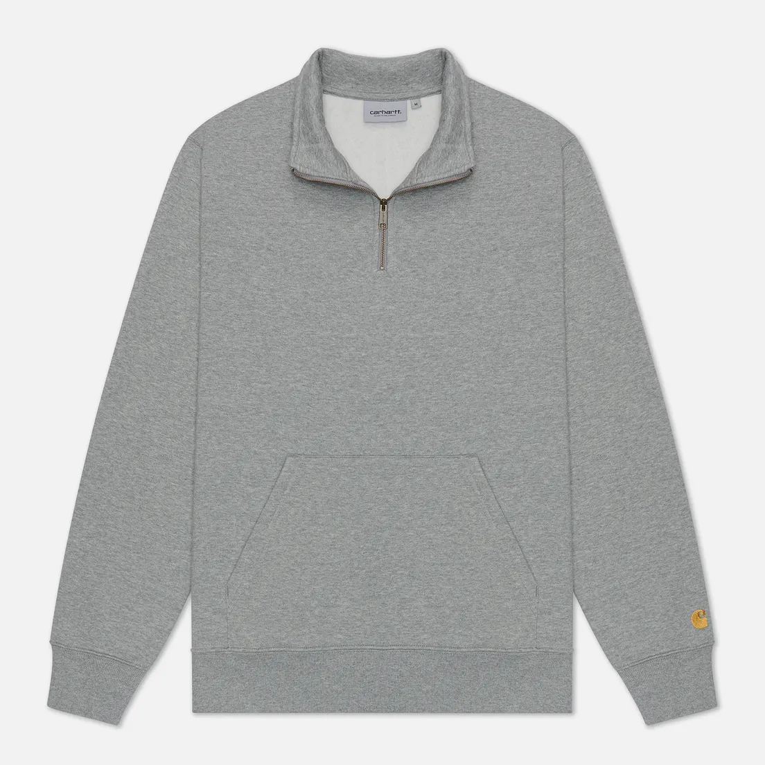 Carhartt WIP Мужская толстовка Chase Neck Zip 13 Oz