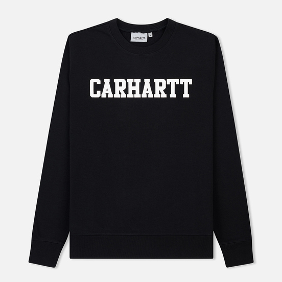 Мужская толстовка Carhartt WIP College 9.4 Oz Black/White
