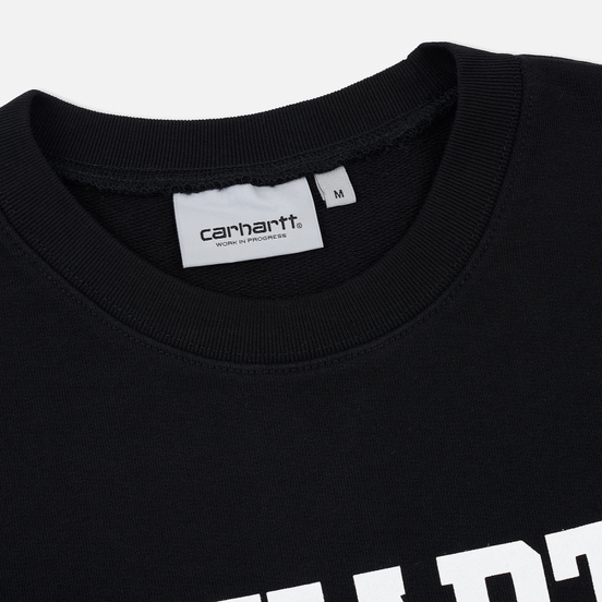 Мужская толстовка Carhartt WIP College 9.4 Oz Black/White
