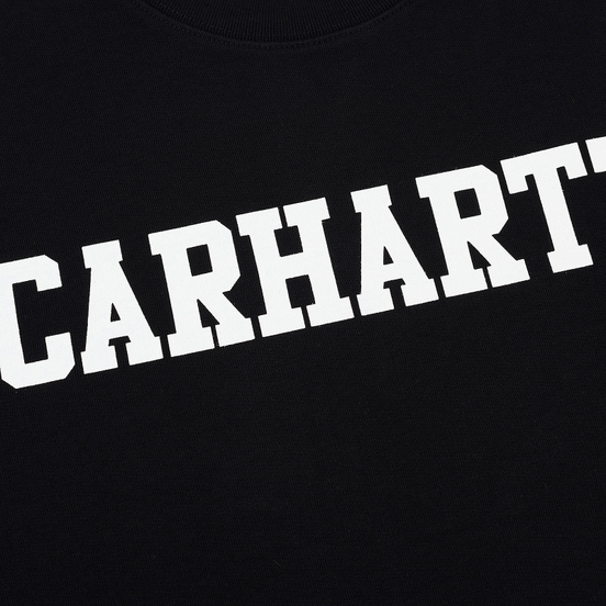 Мужская толстовка Carhartt WIP College 9.4 Oz Black/White