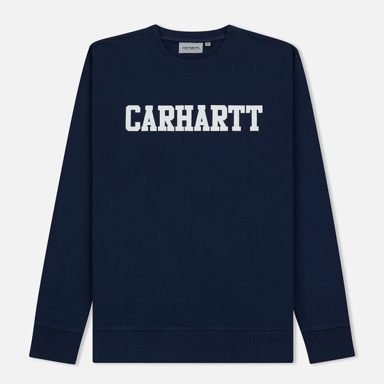 Мужская толстовка Carhartt WIP College 9.4 Oz Blue/White