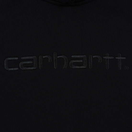 Мужская толстовка Carhartt WIP Hooded Carhartt 13 Oz Black/Black