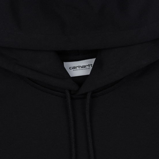 Мужская толстовка Carhartt WIP Hooded Carhartt 13 Oz Black/Black