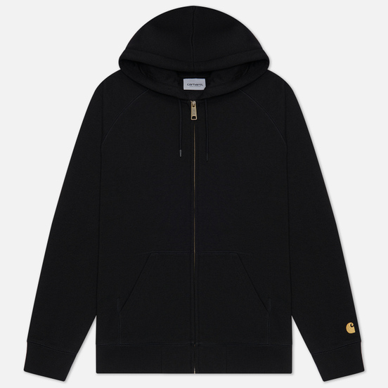 Мужская толстовка Carhartt WIP Hooded Chase Black/Gold