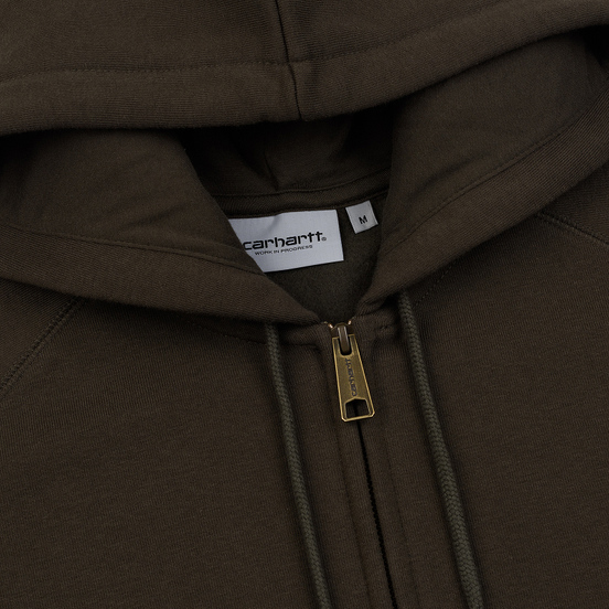 Мужская толстовка Carhartt WIP Hooded Chase Cypress/Gold
