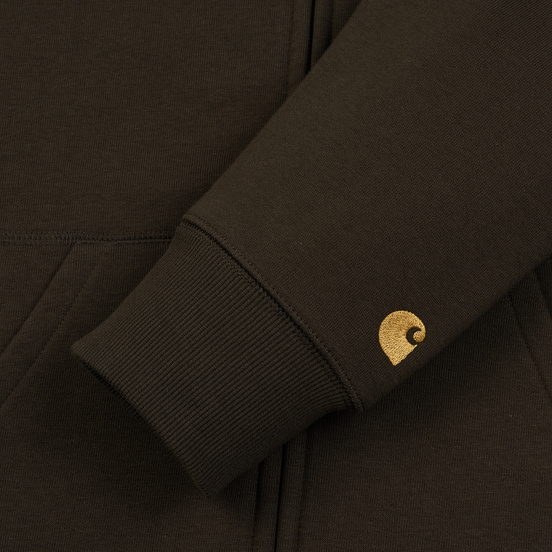 Мужская толстовка Carhartt WIP Hooded Chase Cypress/Gold