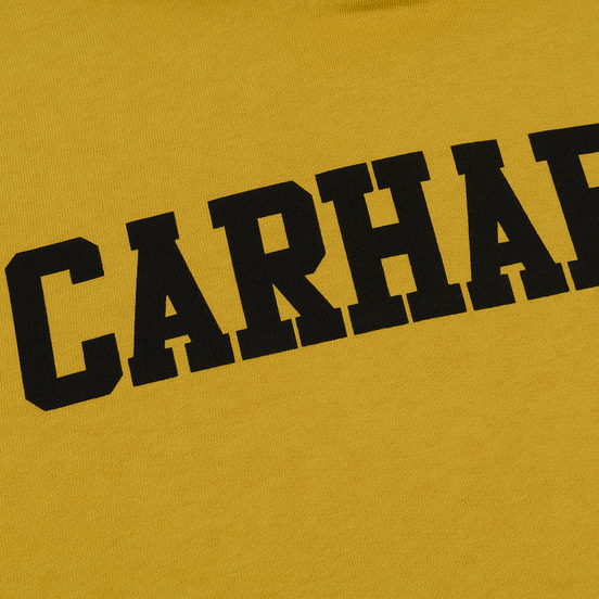 Мужская толстовка Carhartt WIP Hooded College 9.4 Oz Colza/Black