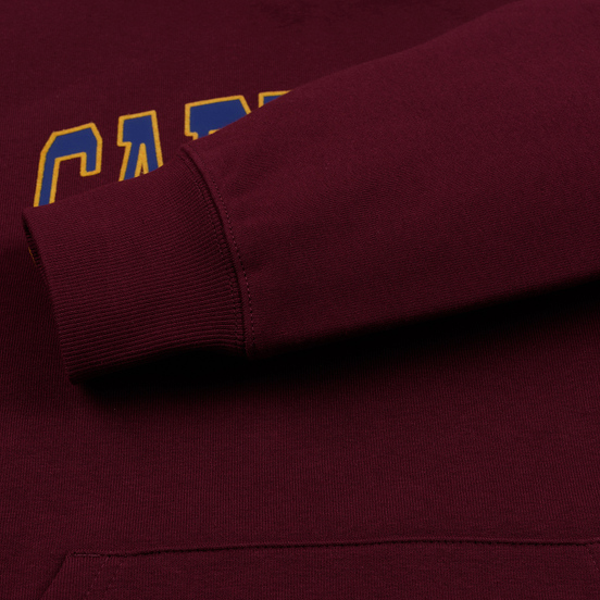 Мужская толстовка Carhartt WIP Hooded Theory 13 Oz Merlot