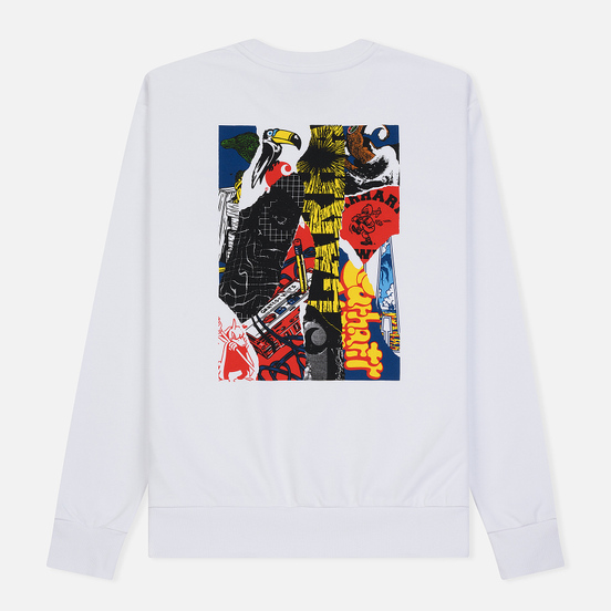 Мужская толстовка Carhartt WIP Patchwork 13 Oz White