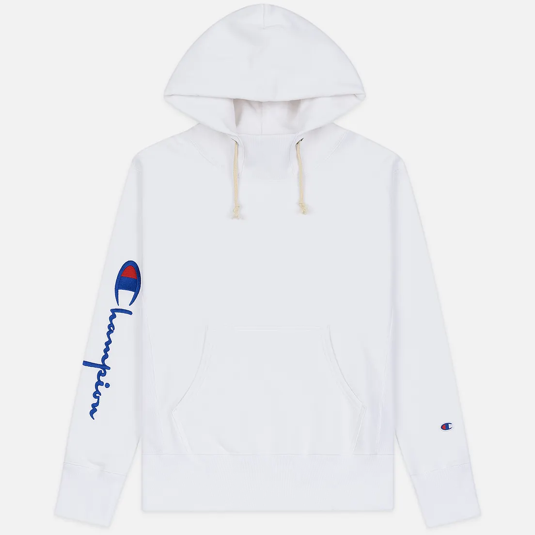 Champion Reverse Weave Мужская толстовка Big Script Arm Hooded
